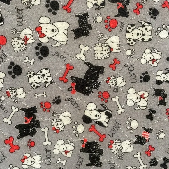 NWOT~Set Of 6 Puppy Mats~Gray & Animal Print Designed 4 Small/2 Large Mat - Picture 9 of 16